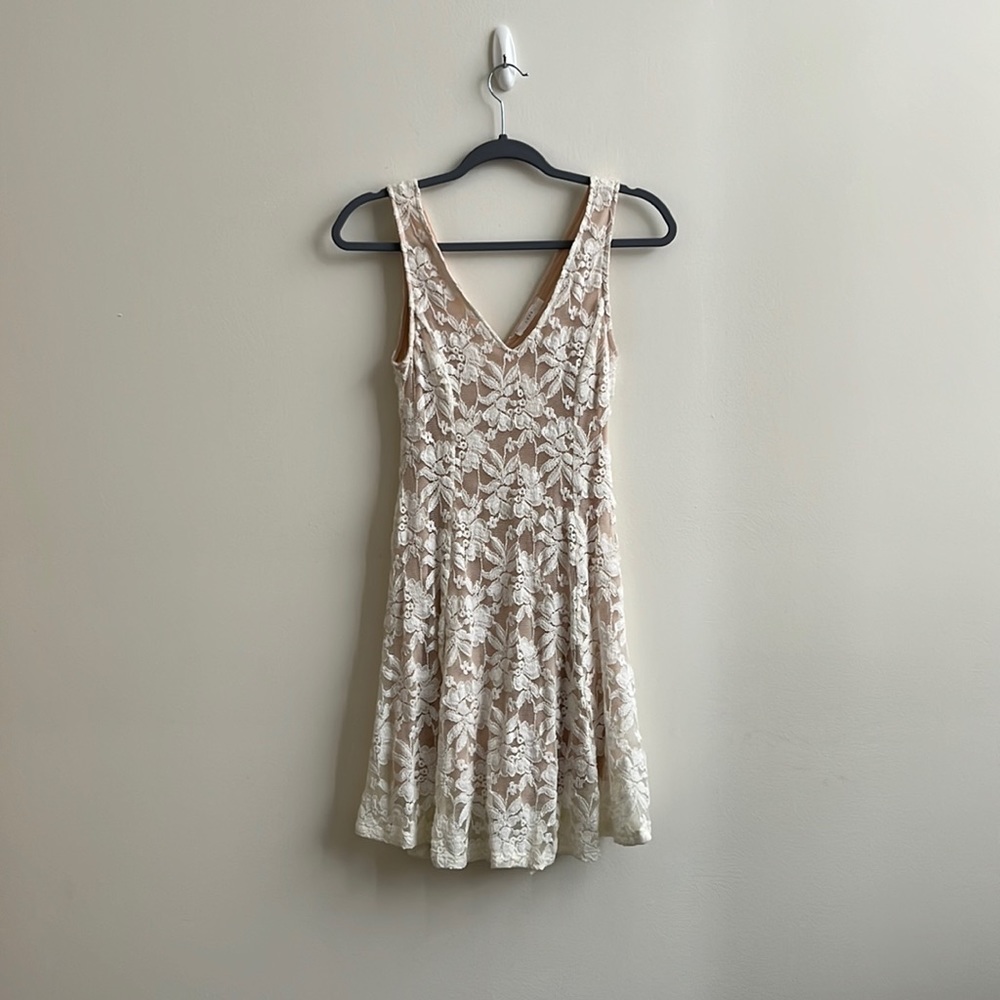 White Lace Summer Dress